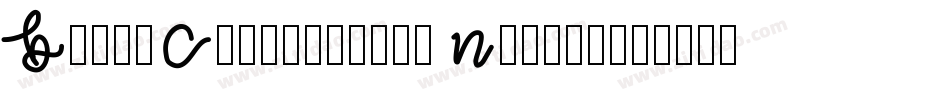 BlockCalligraphy Normal字体转换